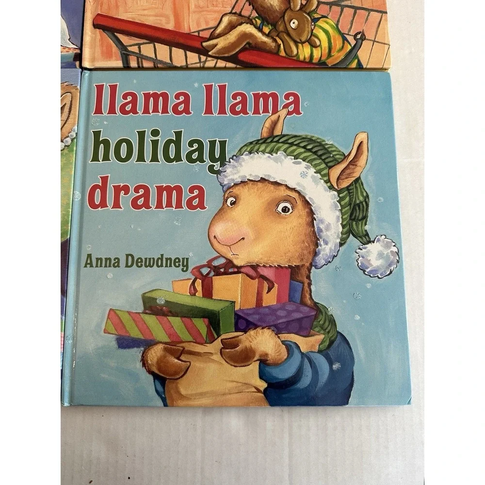 Llama Llama Anna Dewdney Hard Cover Books Red Pajama Holiday Drama Home/Mad Mama